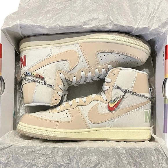 NEW Nike Men’s Terminator High Be True size 10 White Unisex Sneakers - Picture 15 of 16